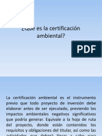 14Qué Es La Certificación Ambiental Octubre 2014