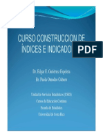 CURSO CONSTRUCCION de Indices e Indicadores