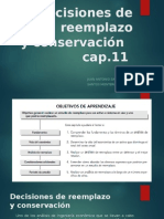 Decisiones de Reemplazo y Conservacion