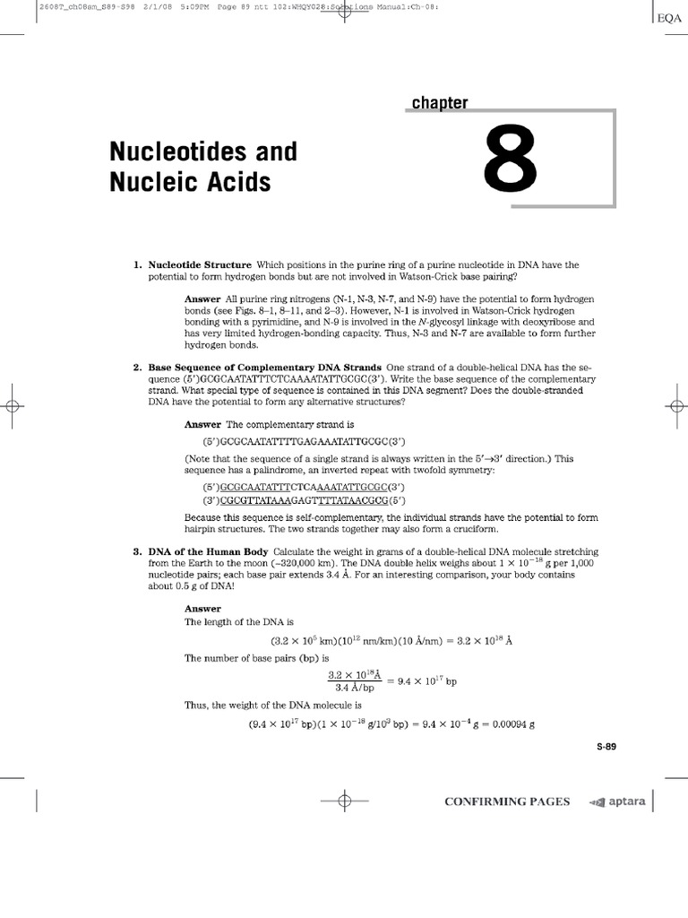 Solutions CH 08 | PDF