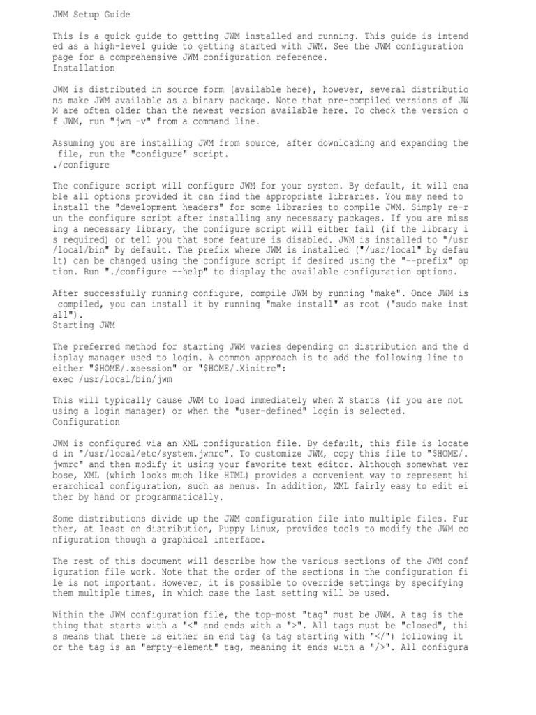 JWM Setup | PDF | Icon (Computing) | Menu (Computing)
