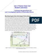 Module 3: Polymer Solar Cell Student Laboratory