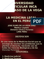 MEDICINA LEGAL EN EL PERU