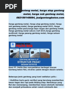 Download Harga Genteng Metal Harga Atap Genteng Metal Harga Nok Genteng Metal 082186148884 Jualgentengbetoncom by Produsen Genteng Beton SN287014232 doc pdf