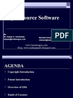 Open Source Software: by Dr. Kalyan C. Kankanala Nishant Kewalramani