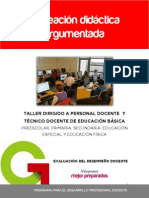 Taller de Planeacion Argumentada