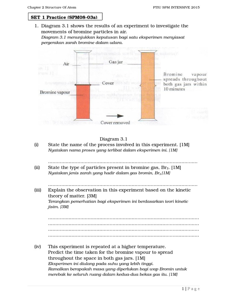Chemistry Modul Chapter 2 Pdf Atom Titik Leleh