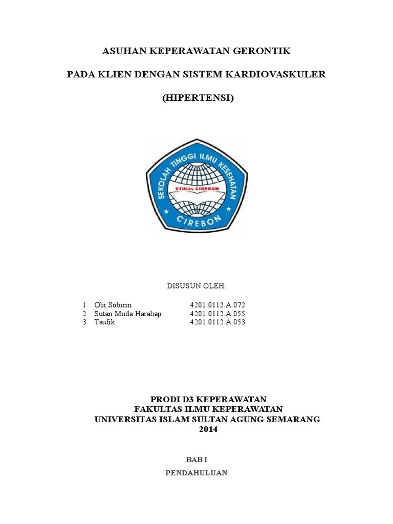 Asuhan Keperawatan Gerontik Hipertensi