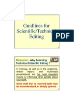 Guidelines For Technical Writing in Biomedical