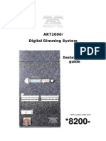 Art 2000 Install Dimmer Manual