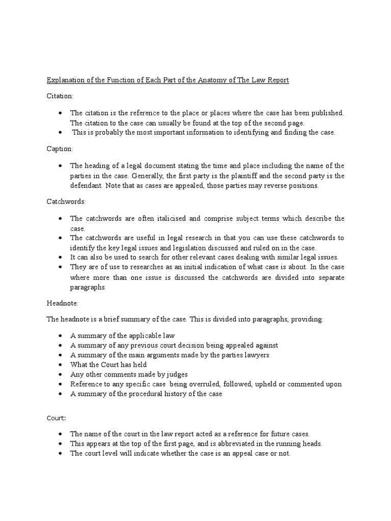 Function of Law Report PDF Judgment (Law) Judge