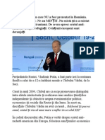 Discursul Lui Putin Care NU a Fost Prezentat În România