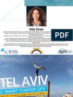 Tel Aviv - Smart Startup City - Hila Oren - Tel Aviv City Company - Smart City 2015