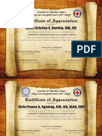 CBPSS Trainer Certificates