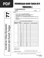 Contoh Kertas Soalan Kemahiran Hidup Ert Tingkatan Dua