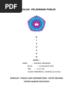 Download MAKALAH  PELAYANAN PUBLIKdocx by Ivan Faad SN287038095 doc pdf