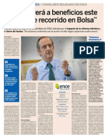 Ignacio de Colmenares, CEO y Vicepresidente de Ence Energía y Celulosa
