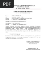 Surat Penunjukan Rekanan