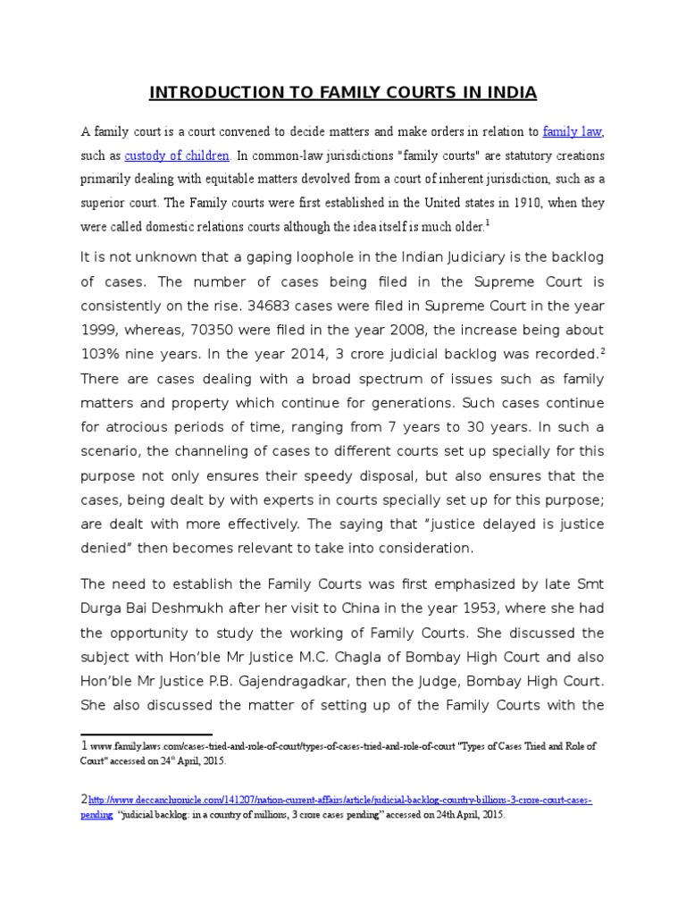 Adr Project | PDF | Family Court | Mediation