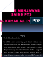 TEKNIK MENJAWAB SAINS PT3