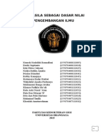 Download Makalah Pancasila Sebagai Dasar Nilai Pengembangan Ilmu by Anonymous gzNNsc SN287046323 doc pdf