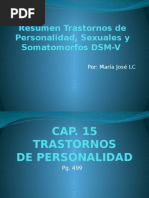 Resumen de algunos trastornos del DSM IV