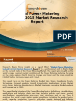 Global Power Metering Industry 2015 Market Research Global Power Metering Industry 2015 Market Research