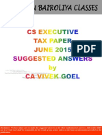 Cs Tax Sa by CA Vivek Goel