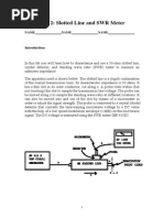 Lab 2 Slotted Line and SWR Meter