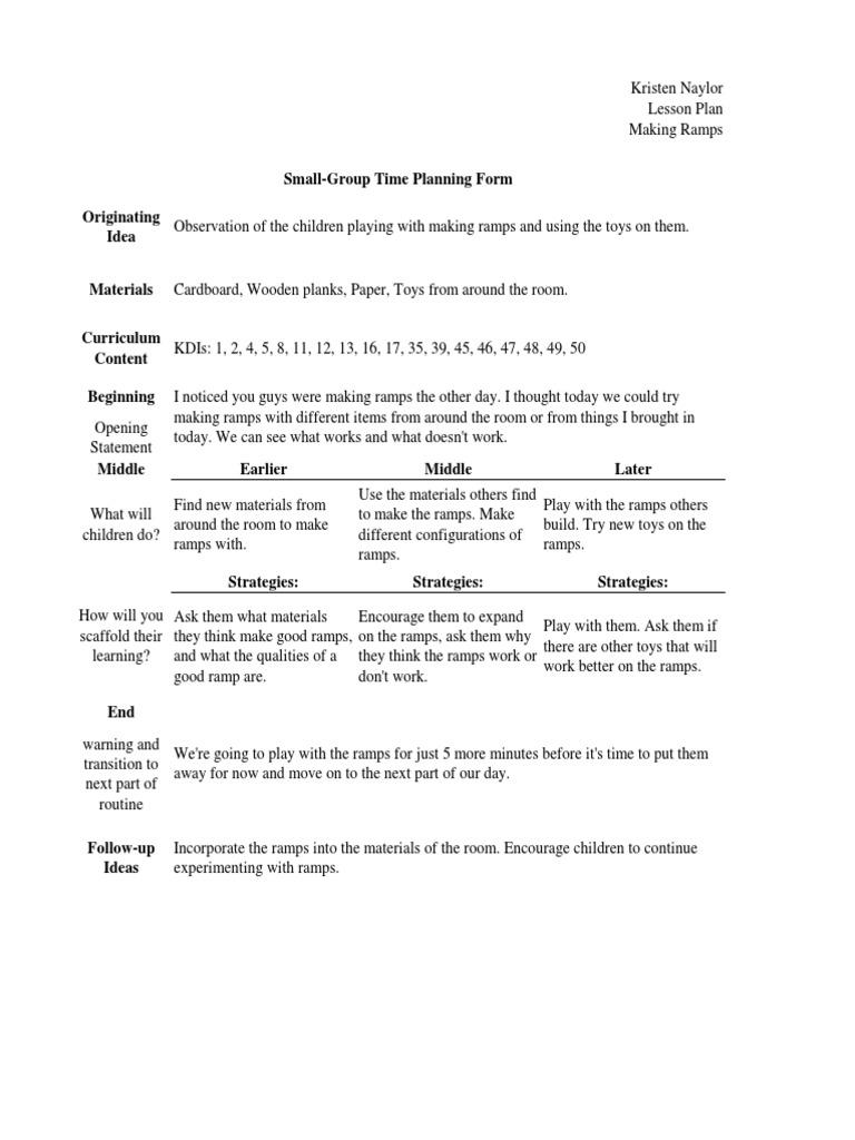 2 Making Ramps | PDF | Wellness