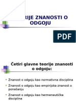 Tema Znanost o Odgoju Kao Normativna Disciplina