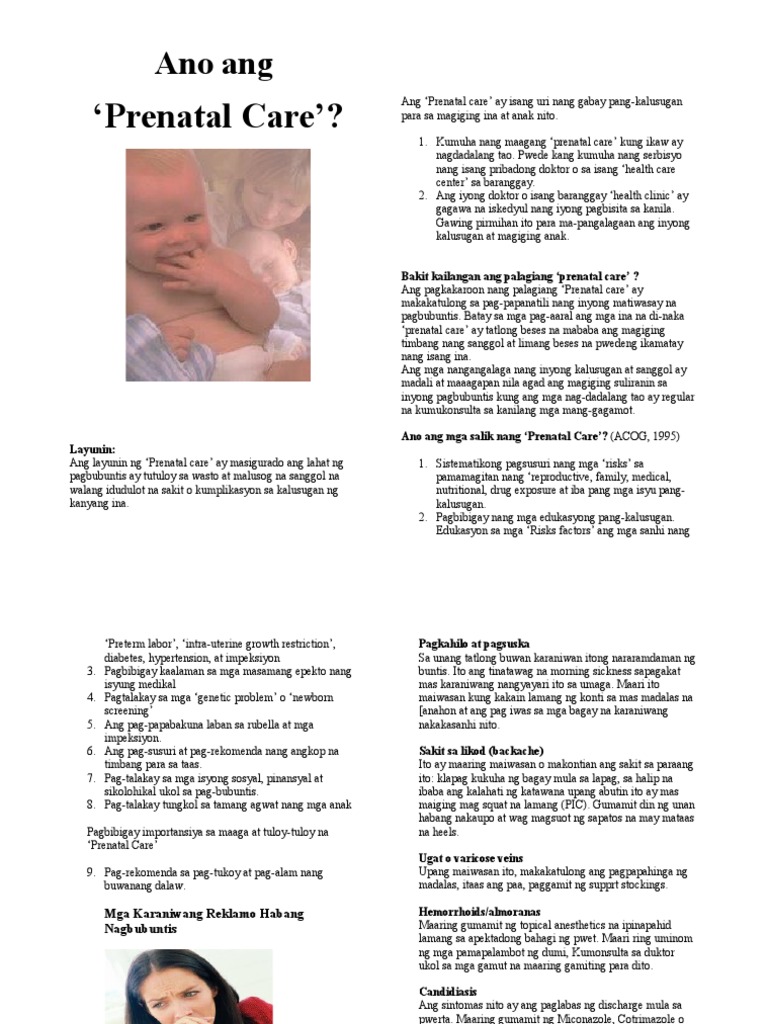 Prenatal Care Final | PDF