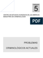 Antologia de Problemas Criminologicos Actuales