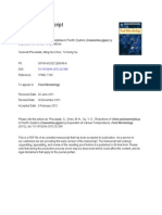 Reductions of Vibrio Parahaemolyticus in Pacific Oysters by Depuration at Various Temperatures 