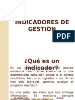 Indicadores de Gestión