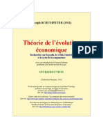 Schumpeter, Joseph - Théorie de L'évolution Économique
