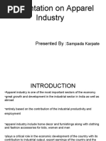 Download Apparel Industry by ashish chaturvedi SN28708153 doc pdf