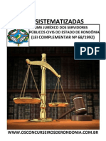Regime Jurídico Dos Servidores Públicos Civis Do Estado de Rondônia (Lei Complementar Nº 68_1992)