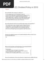 Download Dividend Policy in 2010 by Manoj SN287089139 doc pdf