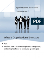 Types of Organizational Structure: - Sandeep Kumar