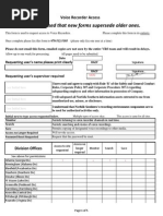 New System Access Request Form PDF