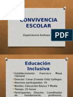 Convivencia Escolar Escuela Inclusiva