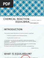 Chemical Reaction Equilibria