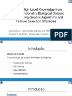 Building High Level Knowledge From High Dimensionality Biological Dataset (NCI60) Using Genetic Algorithms and Feature Selection Strategies