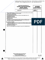 Crane Specifications Work Sheet: Manitowoc Engineering Co