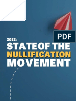 State of The Nullification Movement Report