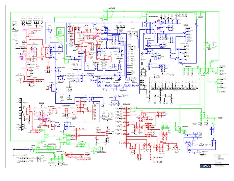 Diagrama Unifilar Sistema Interconectado Bolivia | PDF | Tecnología