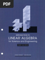 Download Introduction to Linear Algebra for Science and Engineering 1st Ed by Joe SN287118248 doc pdf