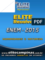 Elite Resolve ENEM 2015-Humanidades-Natureza