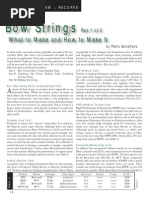 Bow Strings Pedro Serralheiro